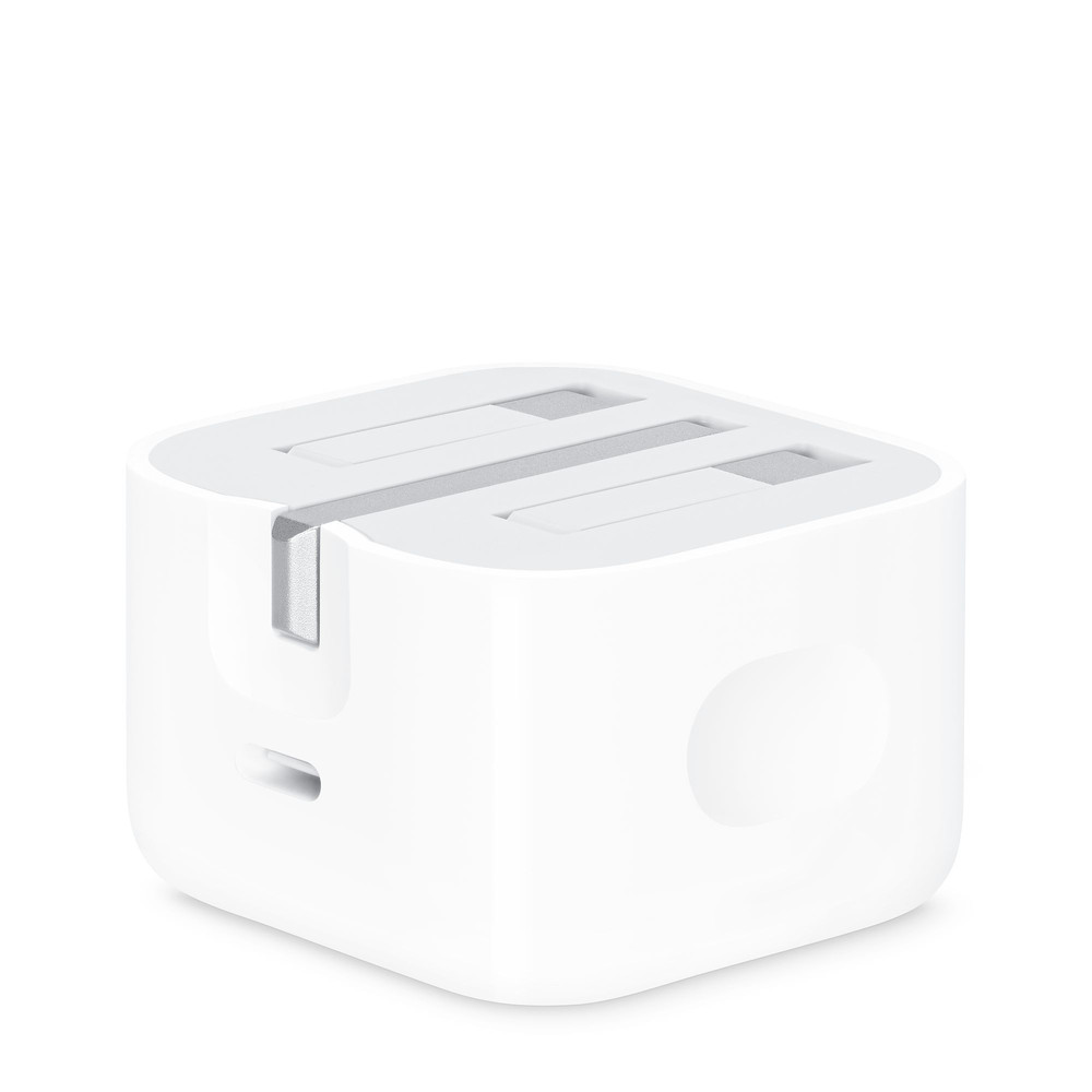 شارژر دیواری اپل مدل Apple Adapter 20W دو پین - سفید