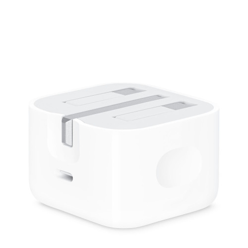 شارژر دیواری اپل مدل Apple Adapter 20W دو پین - سفید