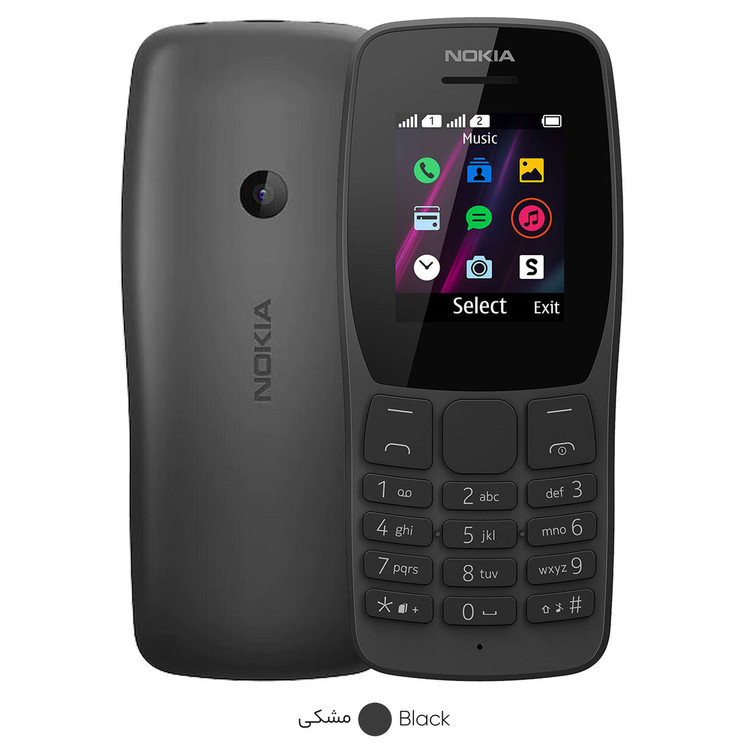 گوشی موبایل نوکیا مدل Nokia 110 (2019) - مشکی
