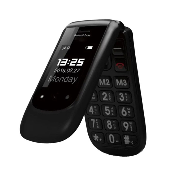 گوشی موبایل جنرال لوکس مدل General Luxe Flip - مشکی