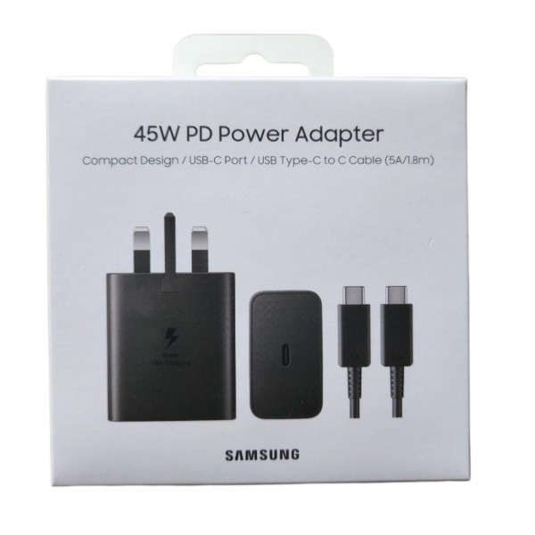 شارژر دیواری سامسونگ مدل Samsung Adapter 45W - مشکی