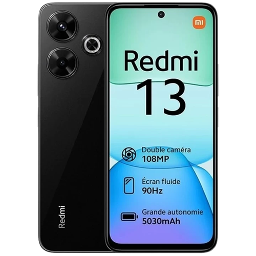 گوشی موبایل شیائومی مدل Redmi 13 NFC ظرفیت 256 گیگابایت رم 8 گیگابایت - مشکی