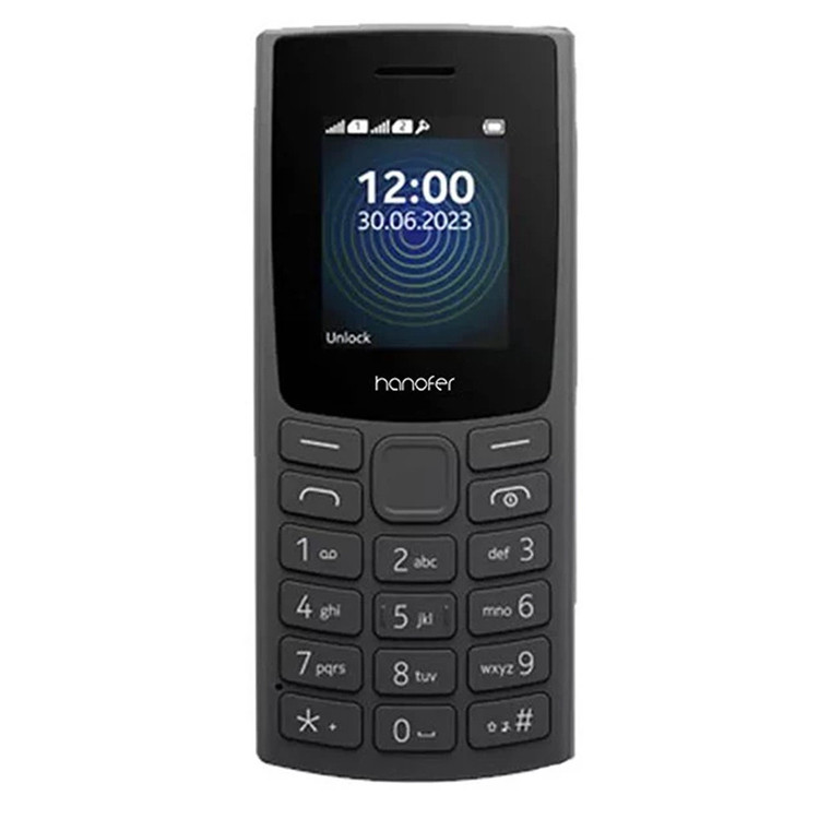 گوشی موبایل هانوفر مدل Hanofer 110 (2023) - مشکی