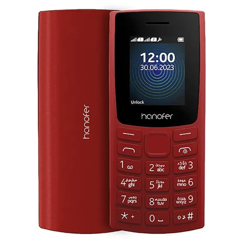 گوشی موبایل هانوفر مدل Hanofer 105 (2023) - قرمز