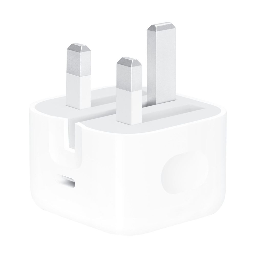 شارژر دیواری اپل مدل Apple Adapter 20W (BA) سه پین - سفید
